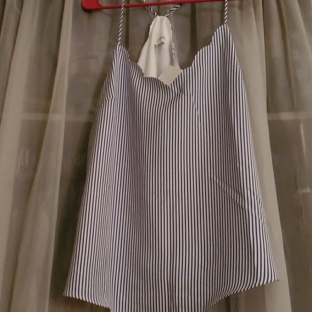 NWT J Crew scalloped tank